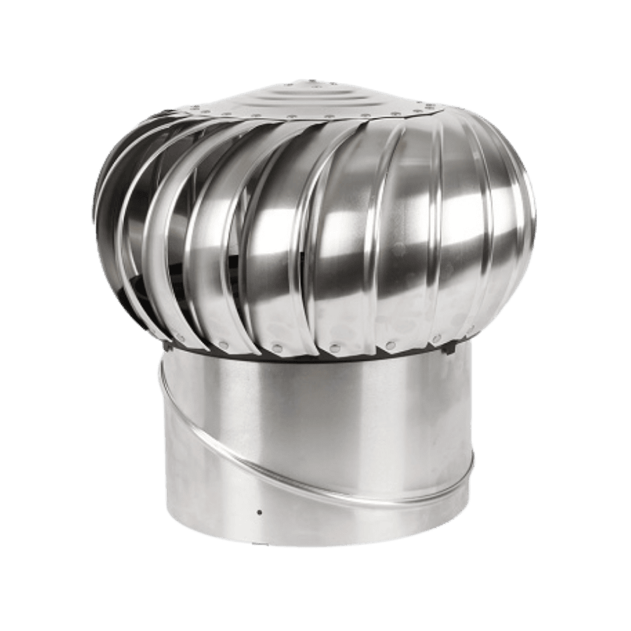 Whirly bird roof vent fitted to a shipping container